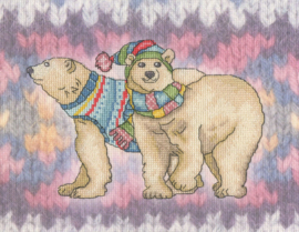 Borduurpakket Emma Ball - A Polar Pair - Bothy Threads