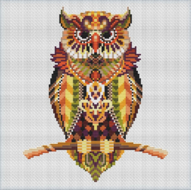 539 - Patroon Uil - Awesome Pattern Studio