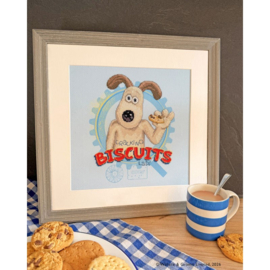 Borduurpakket Wallace & Gromit - Cracking Biscuits! - Bothy Threads