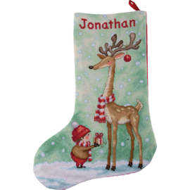 Borduurpakket Vervaco - Christmas stocking kit Geschenk van vriendschap - PN-0244928