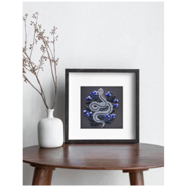 AM255 KRALEN BORDUURPAKKET Silver Serpentine - Zilveren Slang