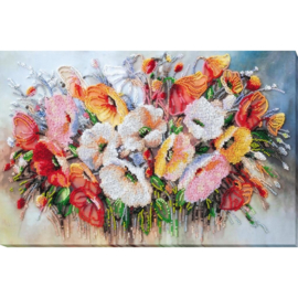 805 KRALEN BORDUURPAKKET DELICATE FLOWERS - ABRIS ART