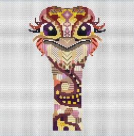 550 - Patroon Struisvogel - Awesome Pattern Studio