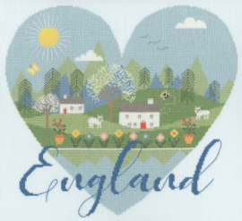 Borduurpakket Hilary Yafai - Heart Of England