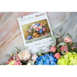 B723 Borduurpakket Luca-S - Golden Bloom - Gouden Bloem