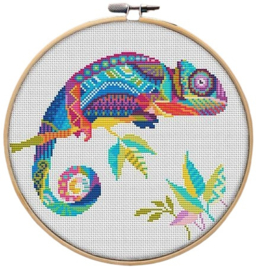 Borduurpakket Mandala Kameleon - 171 - Awesome Pattern Studio