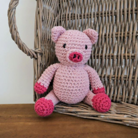 Piglet MAGGIE - eco barbante - Amigurumi (complete set inclusief haaknaald)