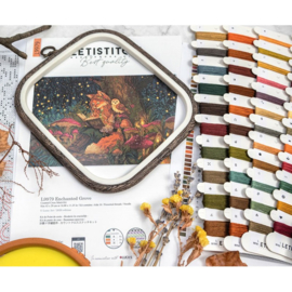 Borduurpakket LETI 9979 - Enchanted Grove - Betoverde Bos - Leti Stitch
