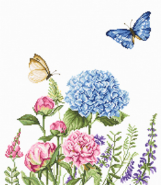 BA2360 SUMMER FLOWERS AND BUTTERFLIES (aida)