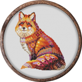 Borduurpakket Mandala Vos - 547 - Awesome Pattern Studio