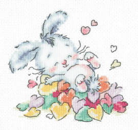 BUNNY BATHED IN LOVE
