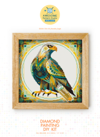 Diamond painting MANDALA Vogels ADELAAR