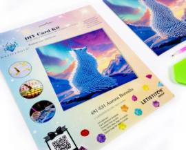 481-531 Aurora Borealis – DIY Diamond Painting Card