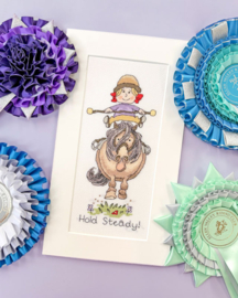 Borduurpakket Thelwell - Hold Steady! - Bothy Threads