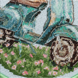 AHM-098 Borduurpakket ABRIS ART - Moped ride - Brommerrit