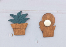NEEDLEMINDER HOUT - Cactus 1