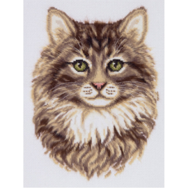 Borduurpakket Syberian Cat - PANNA
