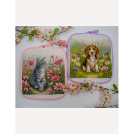 A1048 - Borduurpakket Meadow Pup - Aine