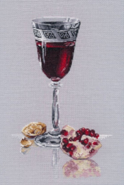 1746  Borduurpakket - Garnet Gleam - OVEN