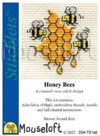 Borduurpakketje  HONEY BEES - MOUSELOFT