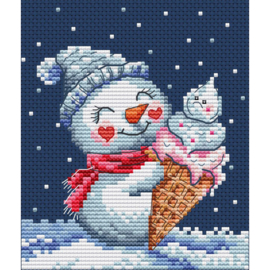8131 - Borduurpakket Snowy Treat - Collection d'Art