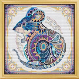 Borduurpakket Mandala Muis - 293-1 - Awesome Pattern Studio