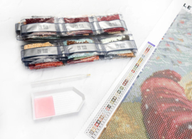 LT 102 Christmas Hugs - Diamond Painting - Letistitch