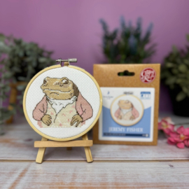 Beatrix Potter - Jeremy Fisher Mini Kruissteekpakket