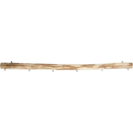 Displaystok hout met ophanghaakjes 40 cm