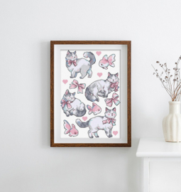 Borduurpakket LETI 8801 - PINK DREAMS - Rose Dromen