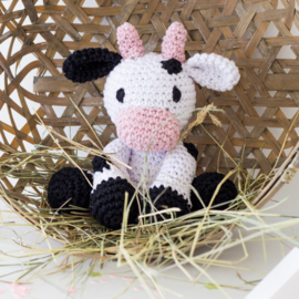 Cow KIRBY - eco barbante - Amigurumi (complete set inclusief haaknaald)