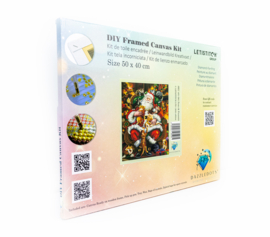 481-081 Paws and Presents - Diamond Painting op houten frame - Letistitch (Limited Edition)