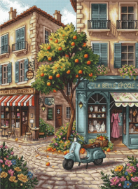 Signature Collection - 062 - Borduurpakket AVA Stitch - Orange Tree Street - Sinasappelstraat