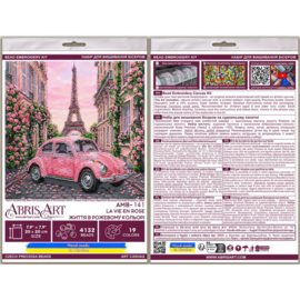 AMB141 KRALEN BORDUURPAKKET La Vie en rose - Het Leven in Rose