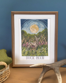 Borduurpakket Lizzie Spikes - Buck Moon - Bothy Threads