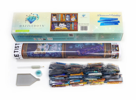LT07 Book Shelf - Diamond Painting - Letistitch