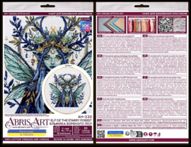 AH-330 Borduurpakket ABRIS ART -  Elf of the Starry Forest - Elf van het Sterrenwoud