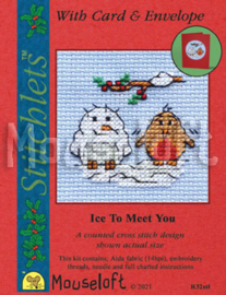 Borduurpakketje MOUSELOFT - Ice to Meet You