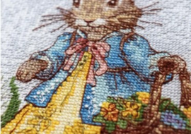 AH-200 Borduurpakket ABRIS ART - Spring Bunny - Lente Haas