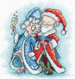 SANB-26 - Grandma and Santa - Grootmoeder en de Kerstman - Andriana