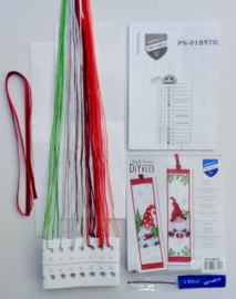 BLADWIJZER KIT KERSTKABOUTERS SET VAN 2