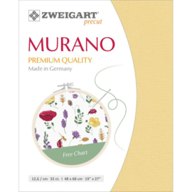 Murano 32ct 227 (48 x 68 cm) - Zweigart - Kanariegeel