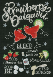Borduurpakket - Letters By Julia - Strawberry Daiquiri - Bothy Threads