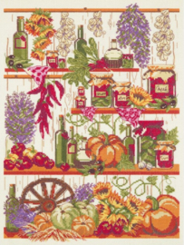 7006 Borduurpakket Autumn Pantry - Panna