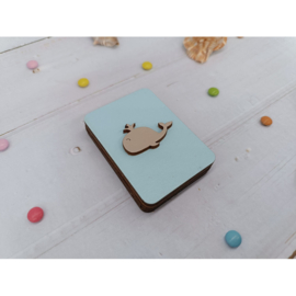 Houten Naaldendoosje Walvis