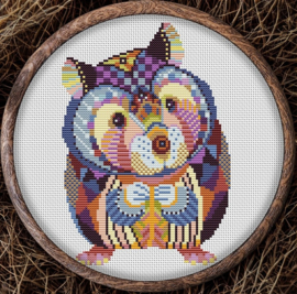 Borduurpakket Mandala Chincilla - 305 - Awesome Pattern Studio