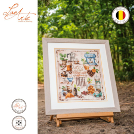 .Home and Garden - Coffee Lover's Delight (weefstof met bewerkte achtergrond)