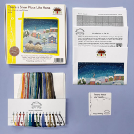 Borduurpakket Lucy Pittaway - There's Snow Place Like Home - Bothy Threads