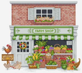 B1448 Borduurpakket Luca-S - Farm Shop - Boerderij Winkel