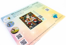 481-081 Paws and Presents - Diamond Painting op houten frame - Letistitch (Limited Edition)